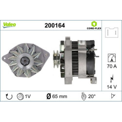 Kintamosios srovės generatorius VALEO 200164