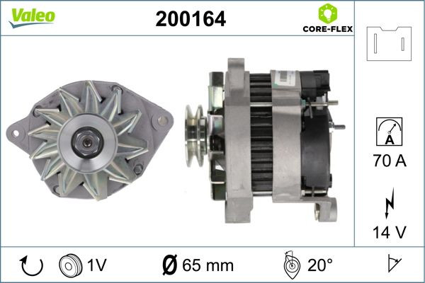 Kintamosios srovės generatorius VALEO 200164