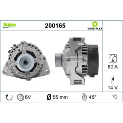 Kintamosios srovės generatorius VALEO 200165