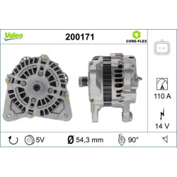 Kintamosios srovės generatorius VALEO 200171