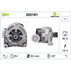 Kintamosios srovės generatorius VALEO 200181