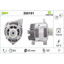 Kintamosios srovės generatorius VALEO 200191