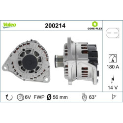 Kintamosios srovės generatorius VALEO 200214