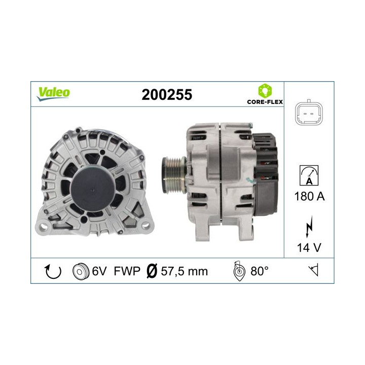 Kintamosios srovės generatorius VALEO 200255