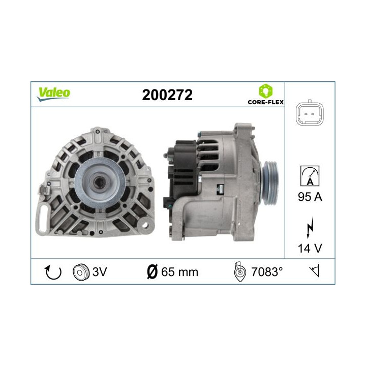 Kintamosios srovės generatorius VALEO 200272