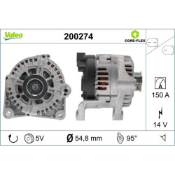 Kintamosios srovės generatorius VALEO 200274