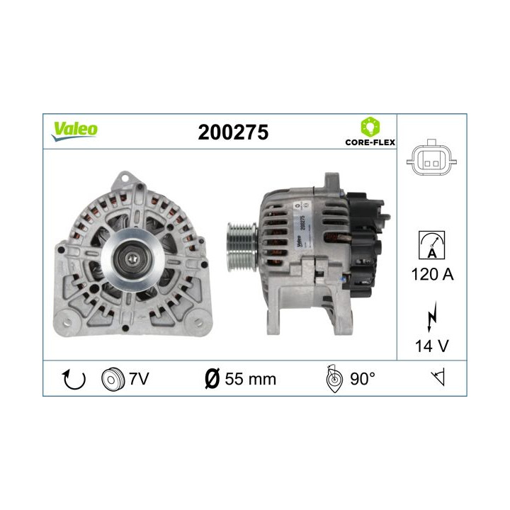 Kintamosios srovės generatorius VALEO 200275