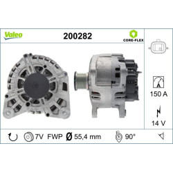 Kintamosios srovės generatorius VALEO 200282