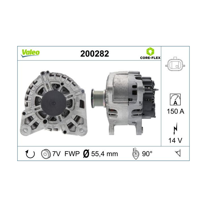 Kintamosios srovės generatorius VALEO 200282