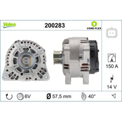Kintamosios srovės generatorius VALEO 200283