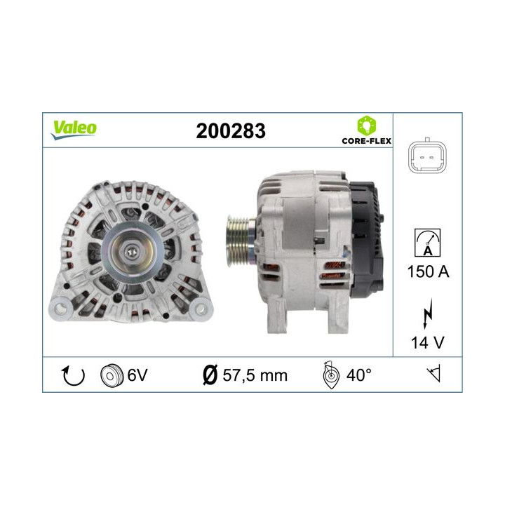 Kintamosios srovės generatorius VALEO 200283