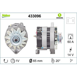 Kintamosios srovės generatorius VALEO 433096