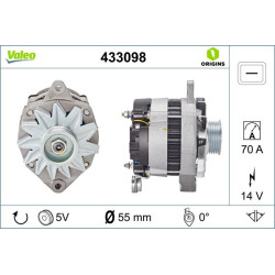 Kintamosios srovės generatorius VALEO 433098