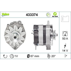 Kintamosios srovės generatorius VALEO 433374