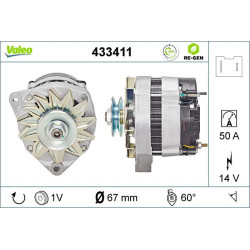 Kintamosios srovės generatorius VALEO 433411