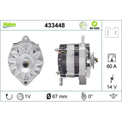 Kintamosios srovės generatorius VALEO 433448