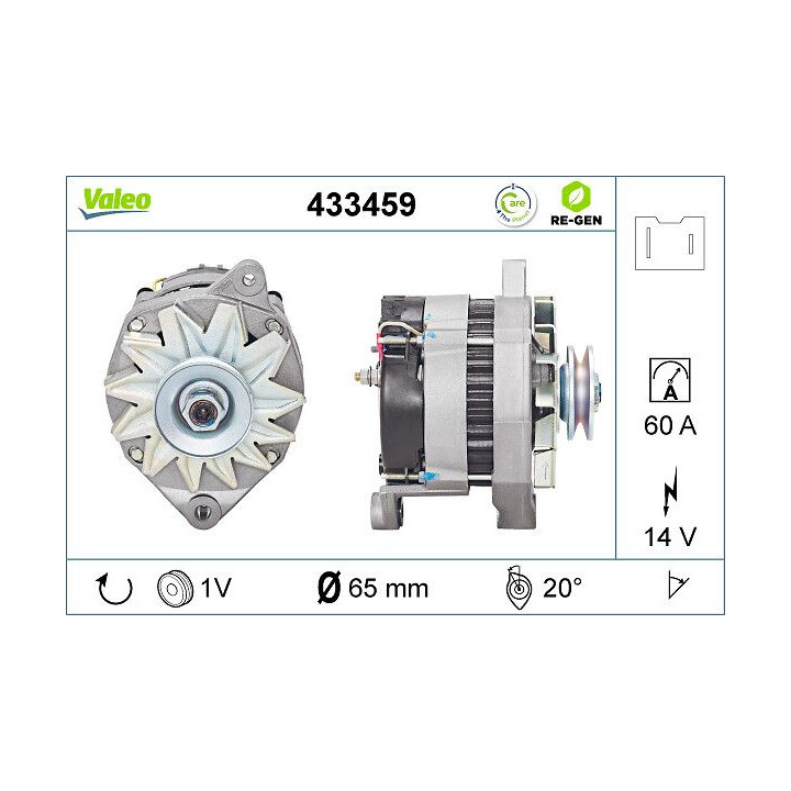 Kintamosios srovės generatorius VALEO 433459