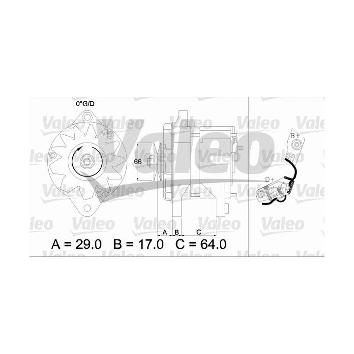 Kintamosios srovės generatorius VALEO 436112