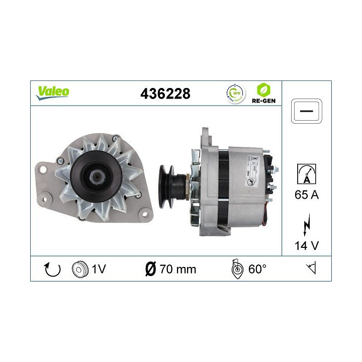 Kintamosios srovės generatorius VALEO 436228