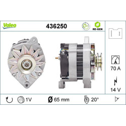 Kintamosios srovės generatorius VALEO 436250