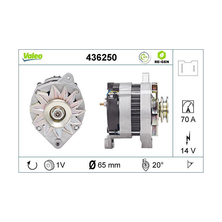 Kintamosios srovės generatorius VALEO 436250