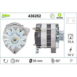 Kintamosios srovės generatorius VALEO 436252
