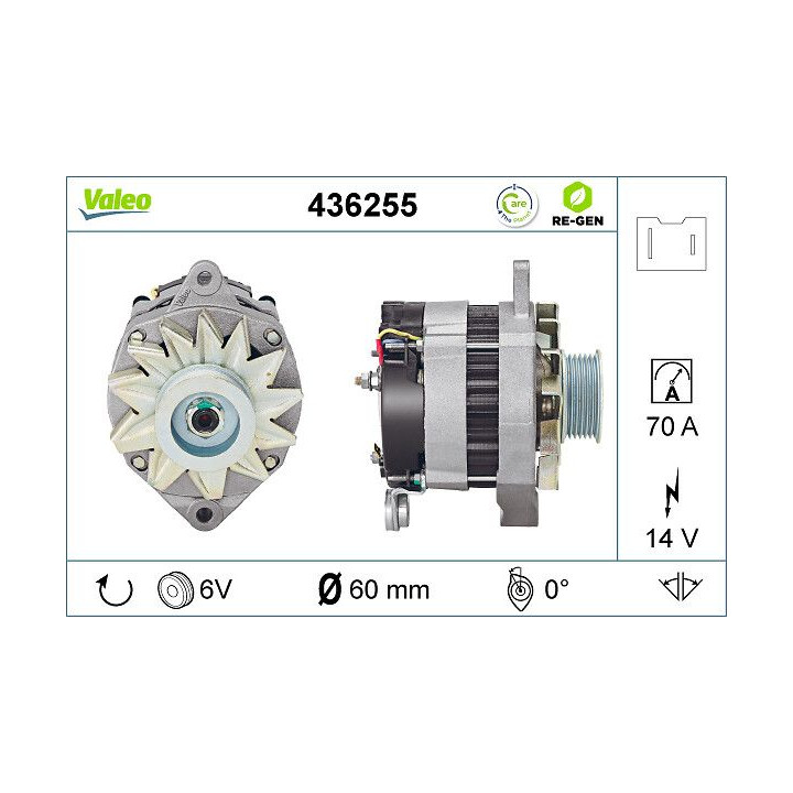 Kintamosios srovės generatorius VALEO 436255