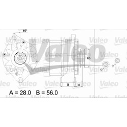 Kintamosios srovės generatorius VALEO 436295