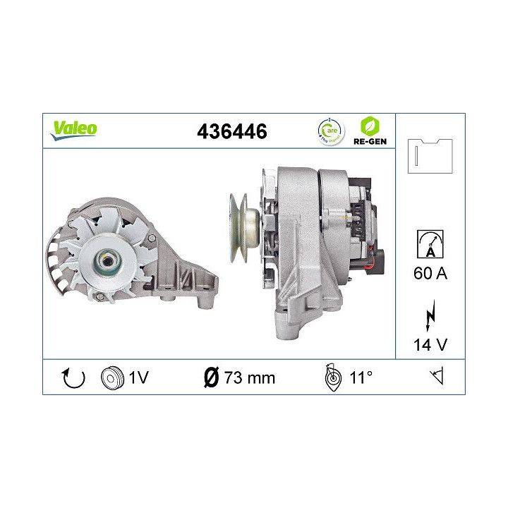 Kintamosios srovės generatorius VALEO 436446