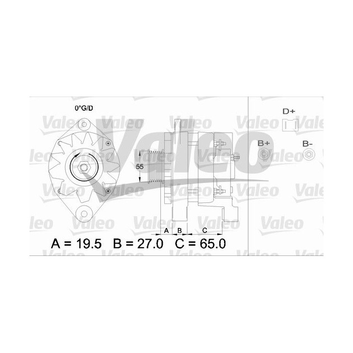 Kintamosios srovės generatorius VALEO 436462