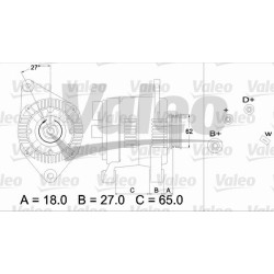 Kintamosios srovės generatorius VALEO 436468