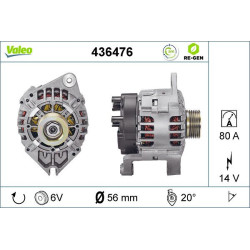 Kintamosios srovės generatorius VALEO 436476