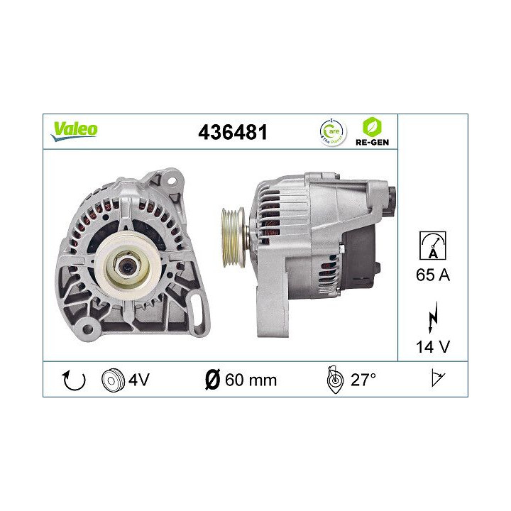 Kintamosios srovės generatorius VALEO 436481