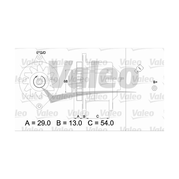 Kintamosios srovės generatorius VALEO 436500