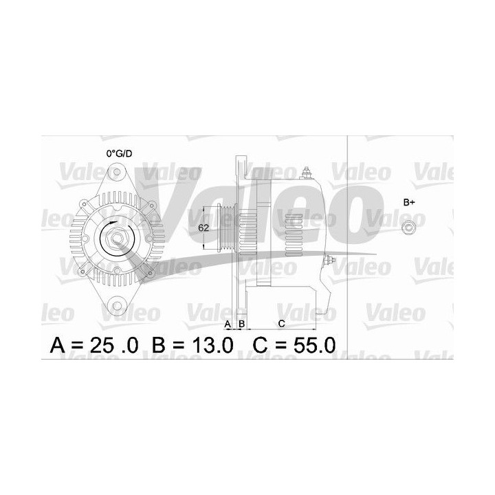 Kintamosios srovės generatorius VALEO 436503