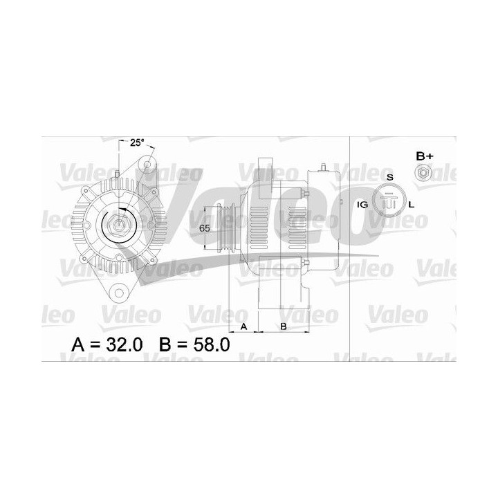 Kintamosios srovės generatorius VALEO 436515