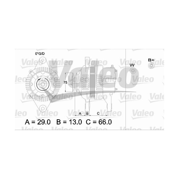 Kintamosios srovės generatorius VALEO 436542