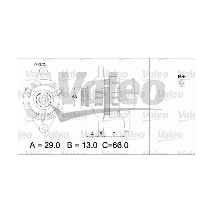 Kintamosios srovės generatorius VALEO 436548