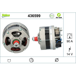 Kintamosios srovės generatorius VALEO 436599