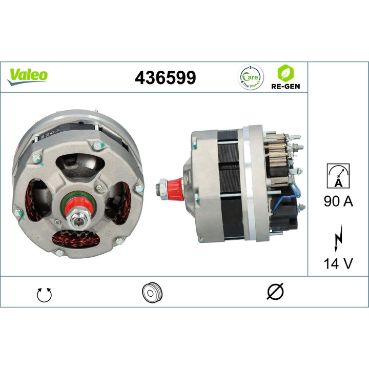 Kintamosios srovės generatorius VALEO 436599
