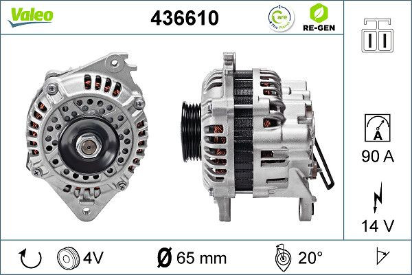 Kintamosios srovės generatorius VALEO 436610