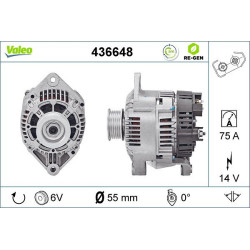 Kintamosios srovės generatorius VALEO 436648