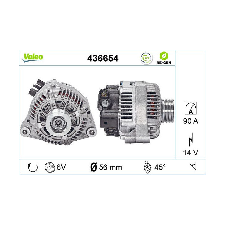 Kintamosios srovės generatorius VALEO 436654