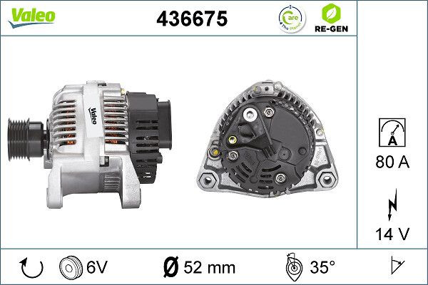 Kintamosios srovės generatorius VALEO 436675