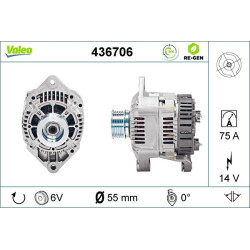 Kintamosios srovės generatorius VALEO 436706