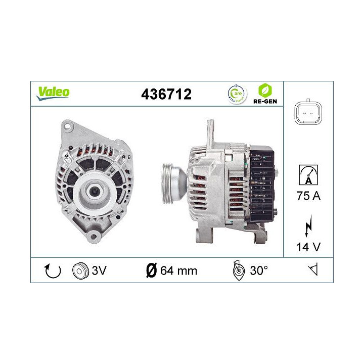 Kintamosios srovės generatorius VALEO 436712
