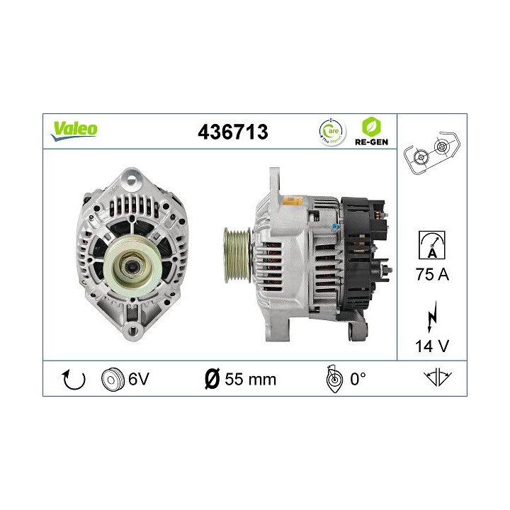 Kintamosios srovės generatorius VALEO 436713