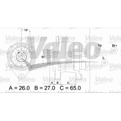 Kintamosios srovės generatorius VALEO 436737