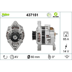 Kintamosios srovės generatorius VALEO 437151