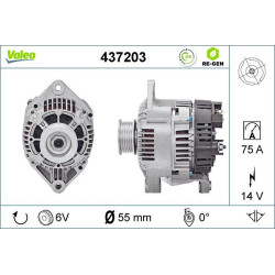 Kintamosios srovės generatorius VALEO 437203